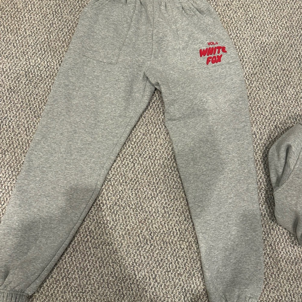 White fox offstage sweatpants only